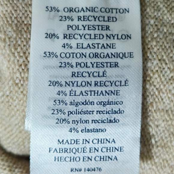 Faherty Jackson Sweater Dress Long Sleeve Large Oatmeal Heather NWT - Picture 6 of 6